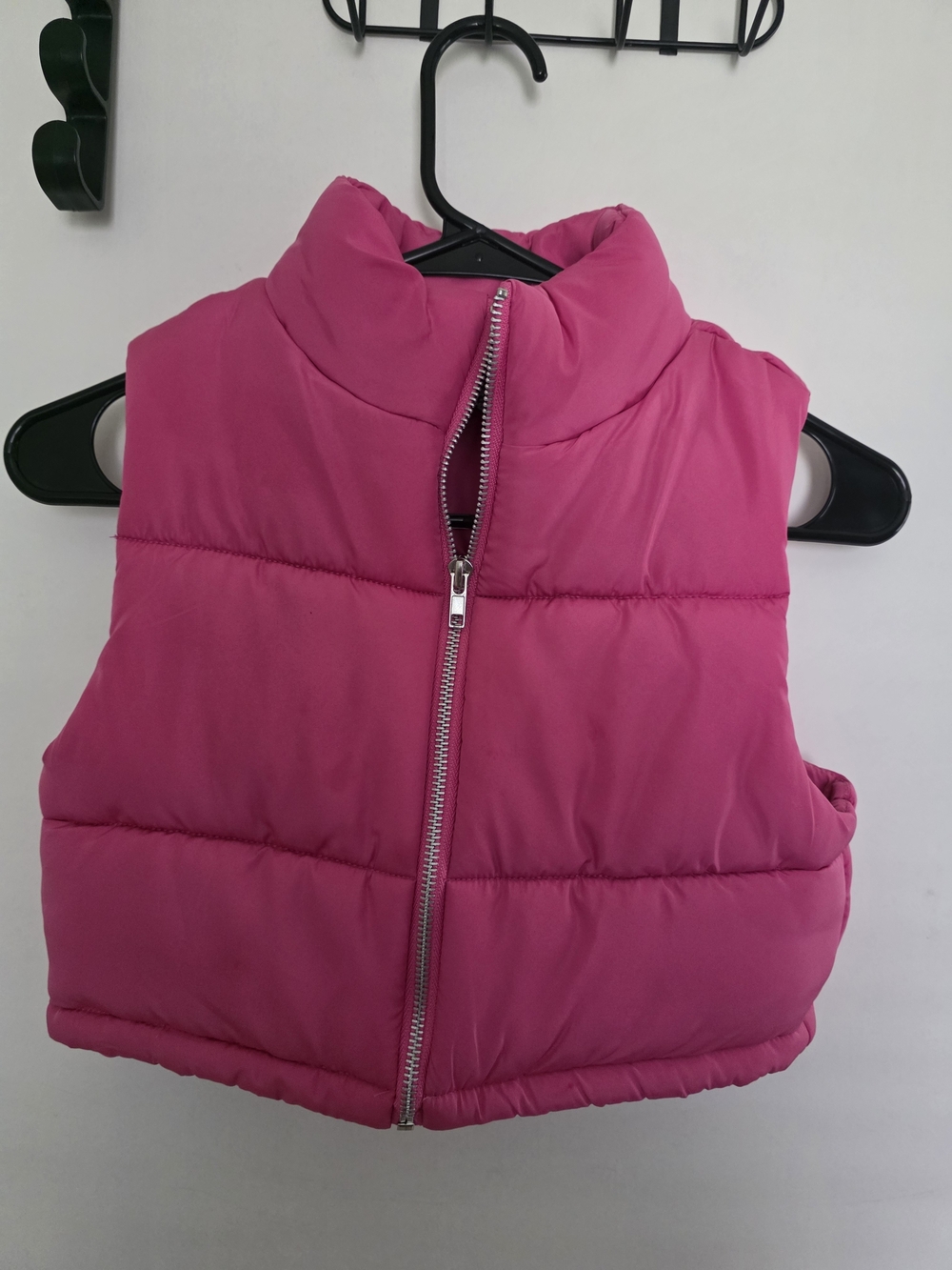 Amy Byer Bright Pink Quilted Vest